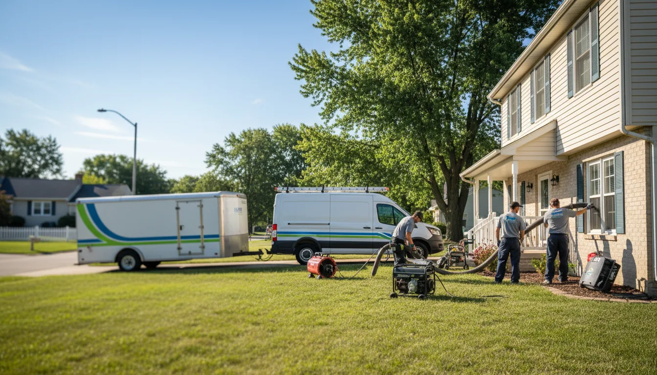 Flooded Basement Restoration And Cleanup With Repair in Rodney, MI near me